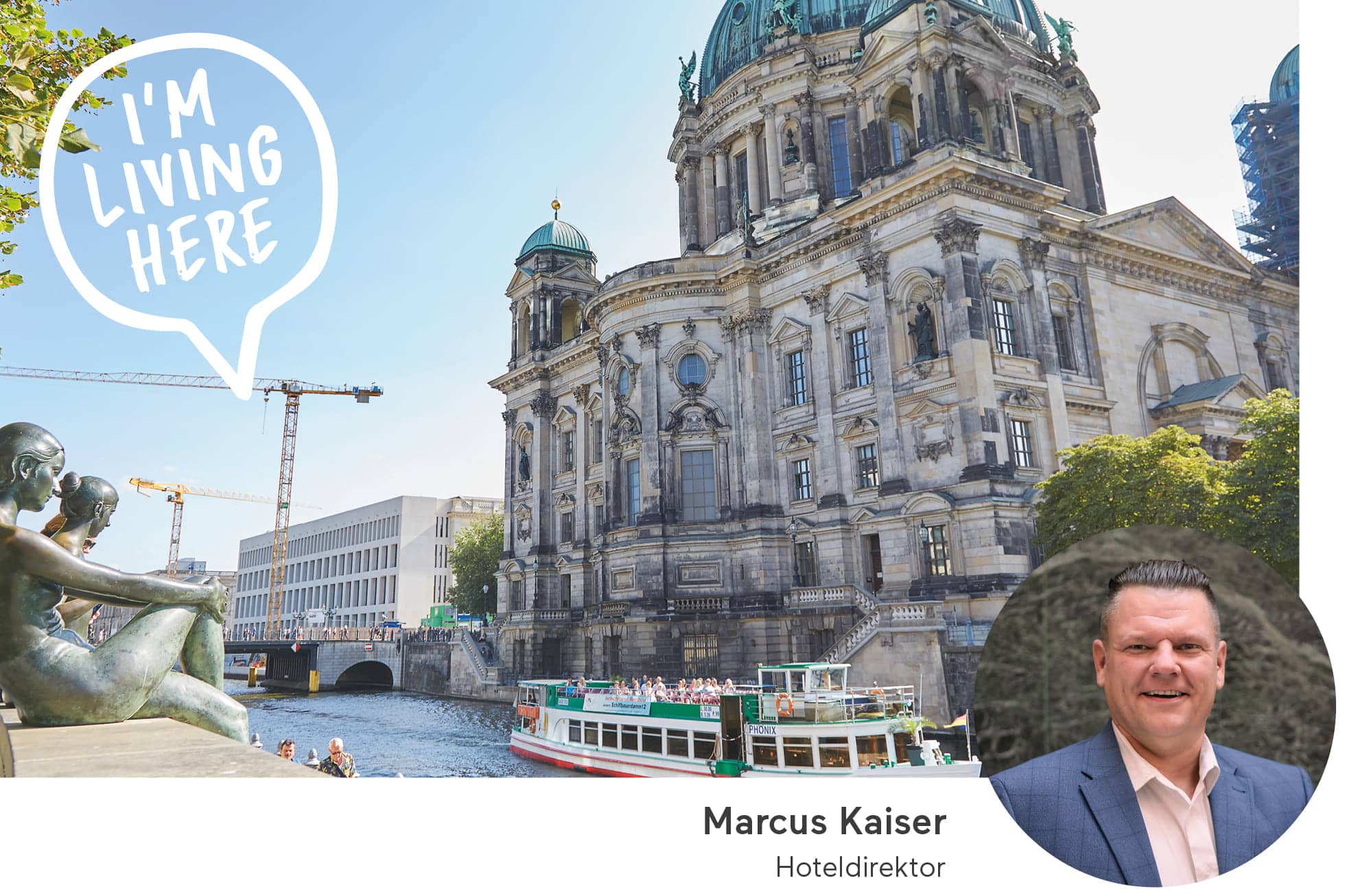 Living Hotel Grosser Kurfürst Direktor Hotelumgebung mit dem Bild des Direktors