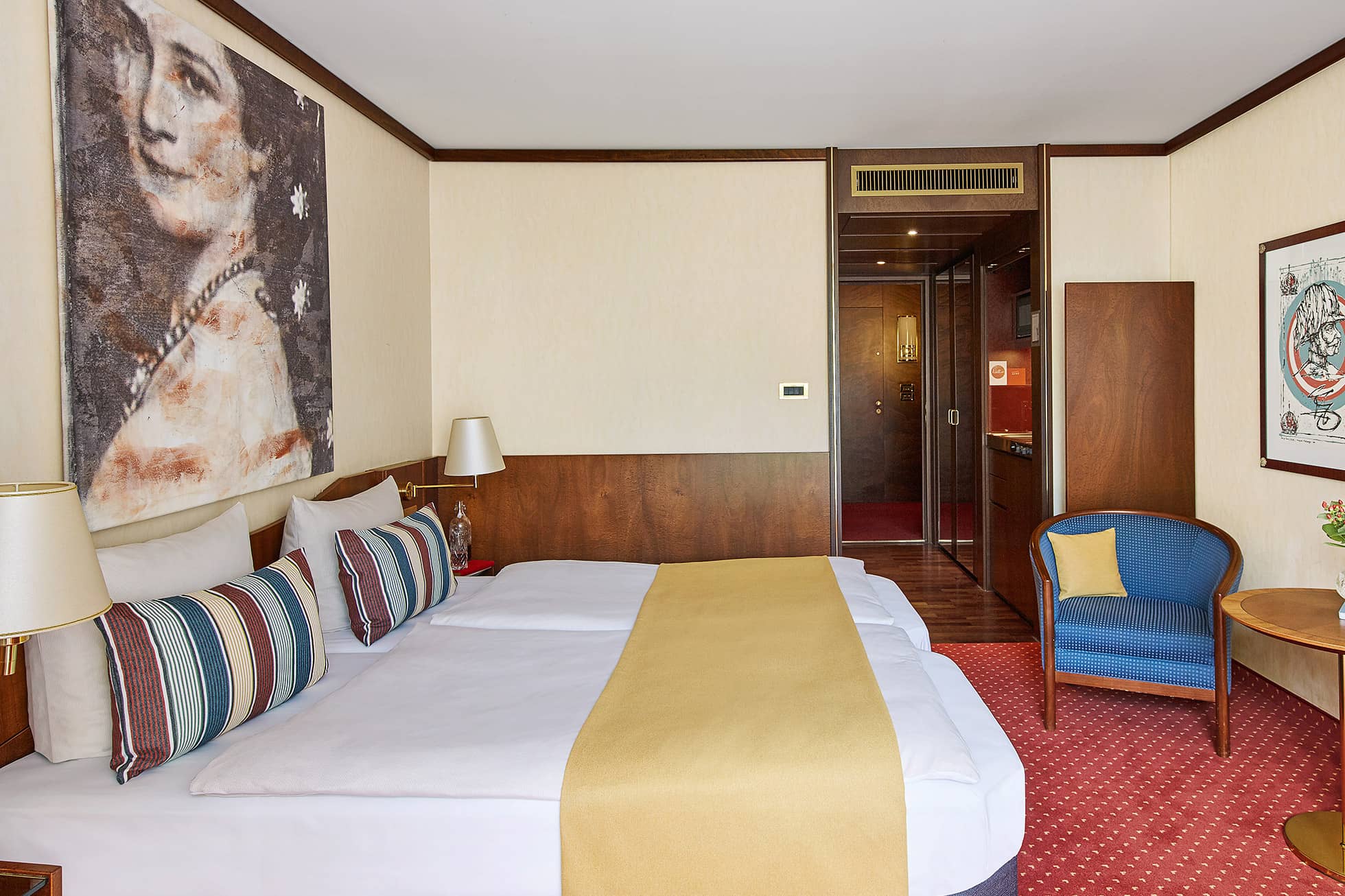 Living Hotel Prinzessin Elisabeth Doppel Zimmer Serviced Apartment in München