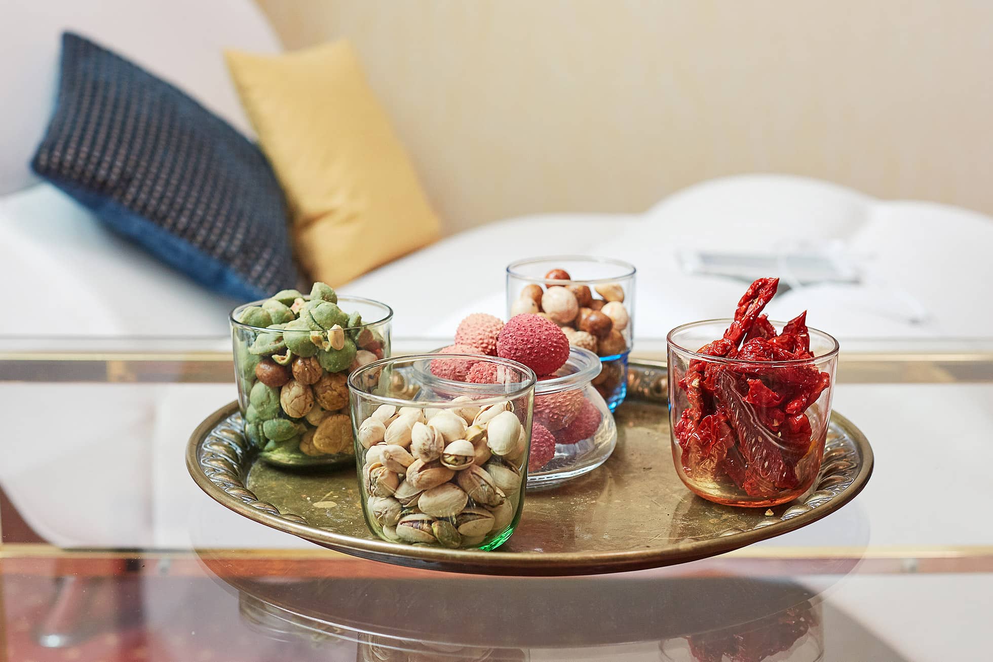 Living Hotel Prinzessin Elisabeth Maisonette Snacks Kleine Snacks im Hotelzimmer in München