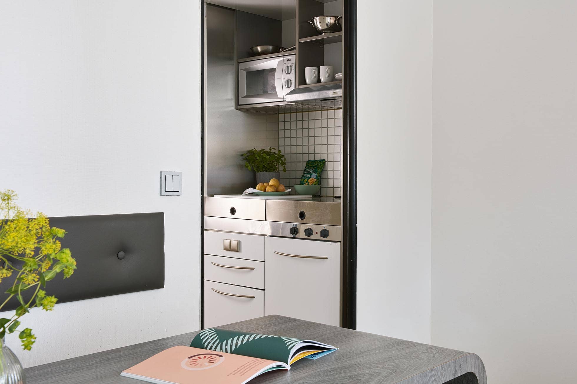 Doppel Superior Apartment Kitchenette Kitchenette Nische im Zimmer