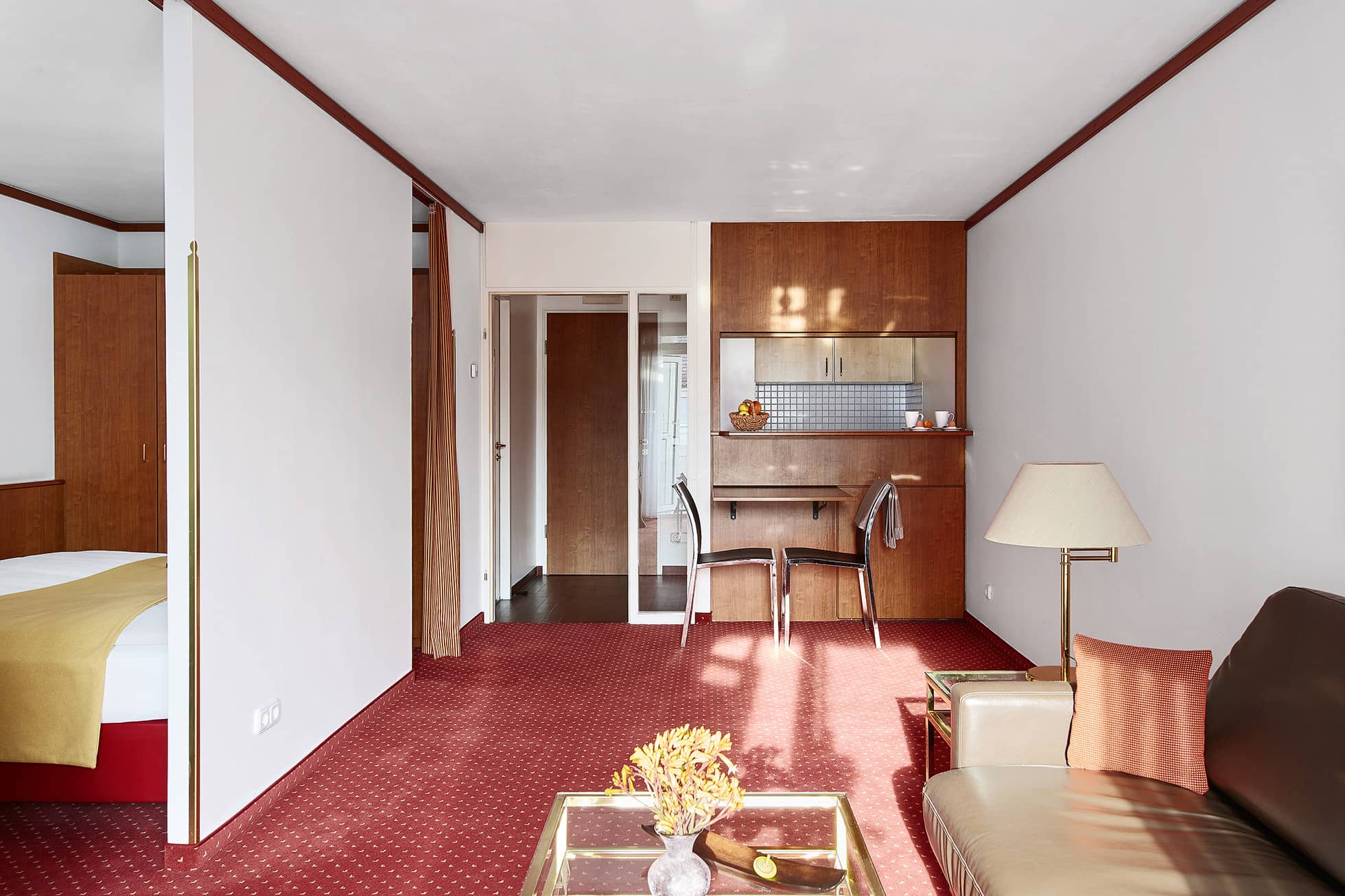 Living Hotel Nürnberg Superior Wohnraum Wohnraum im Hotelzimmer