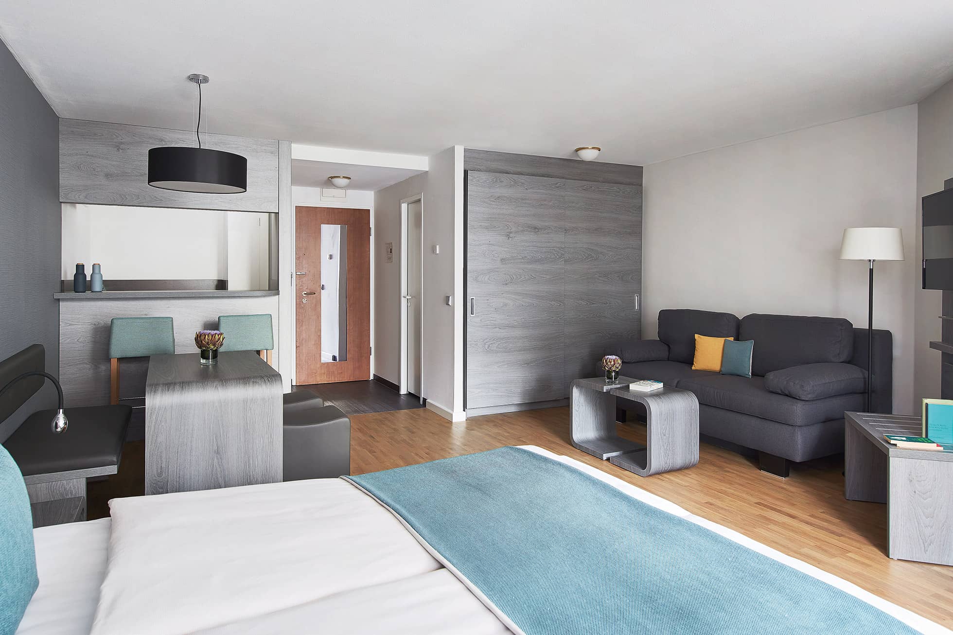 Living Hotel Nürnberg Superior Plus Apartment Zimmer im Aparthotel