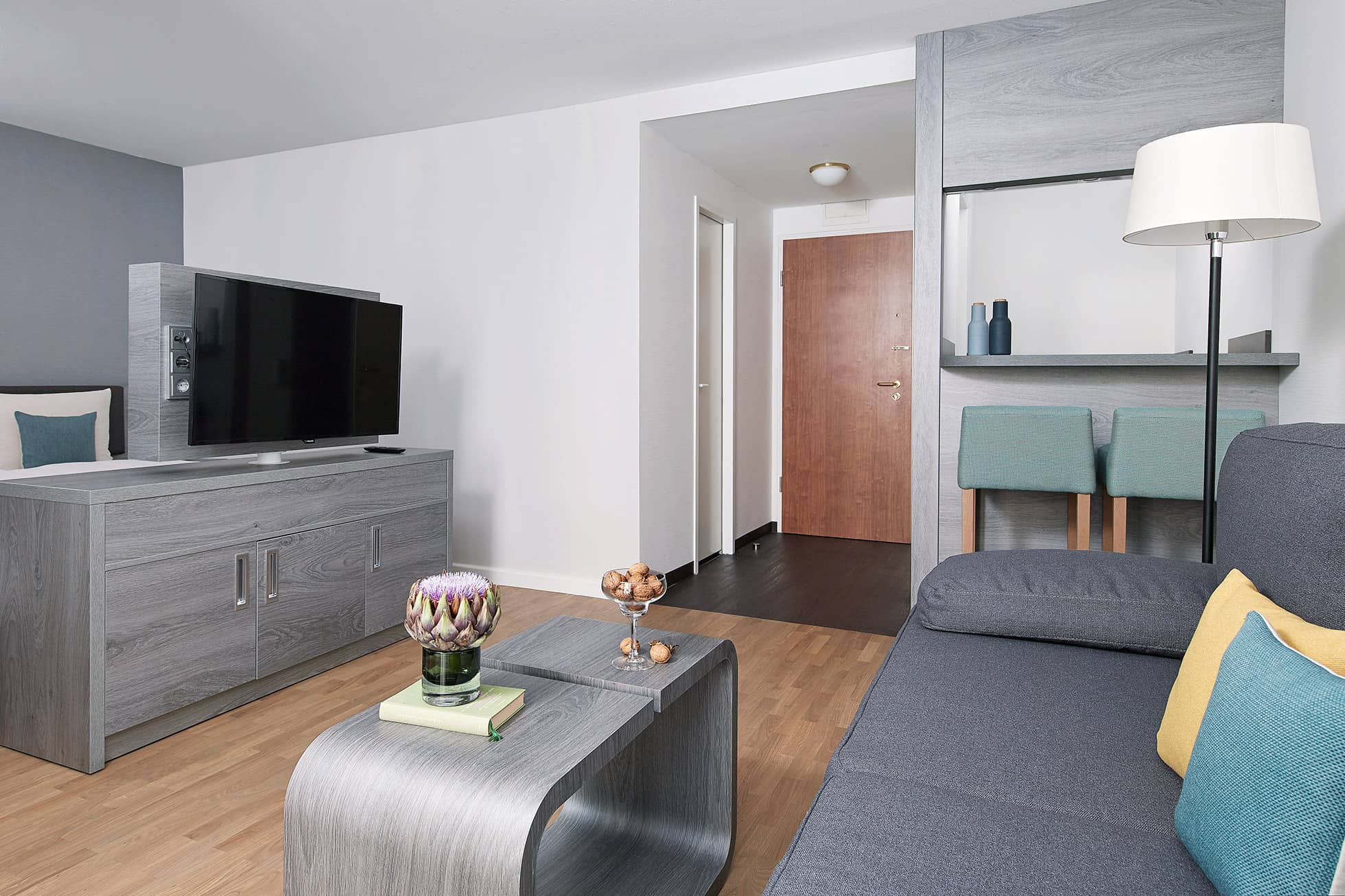 Living Hotel Nürnberg Superior Plus Wohnbereich Wohnbereich im Hotelzimmer