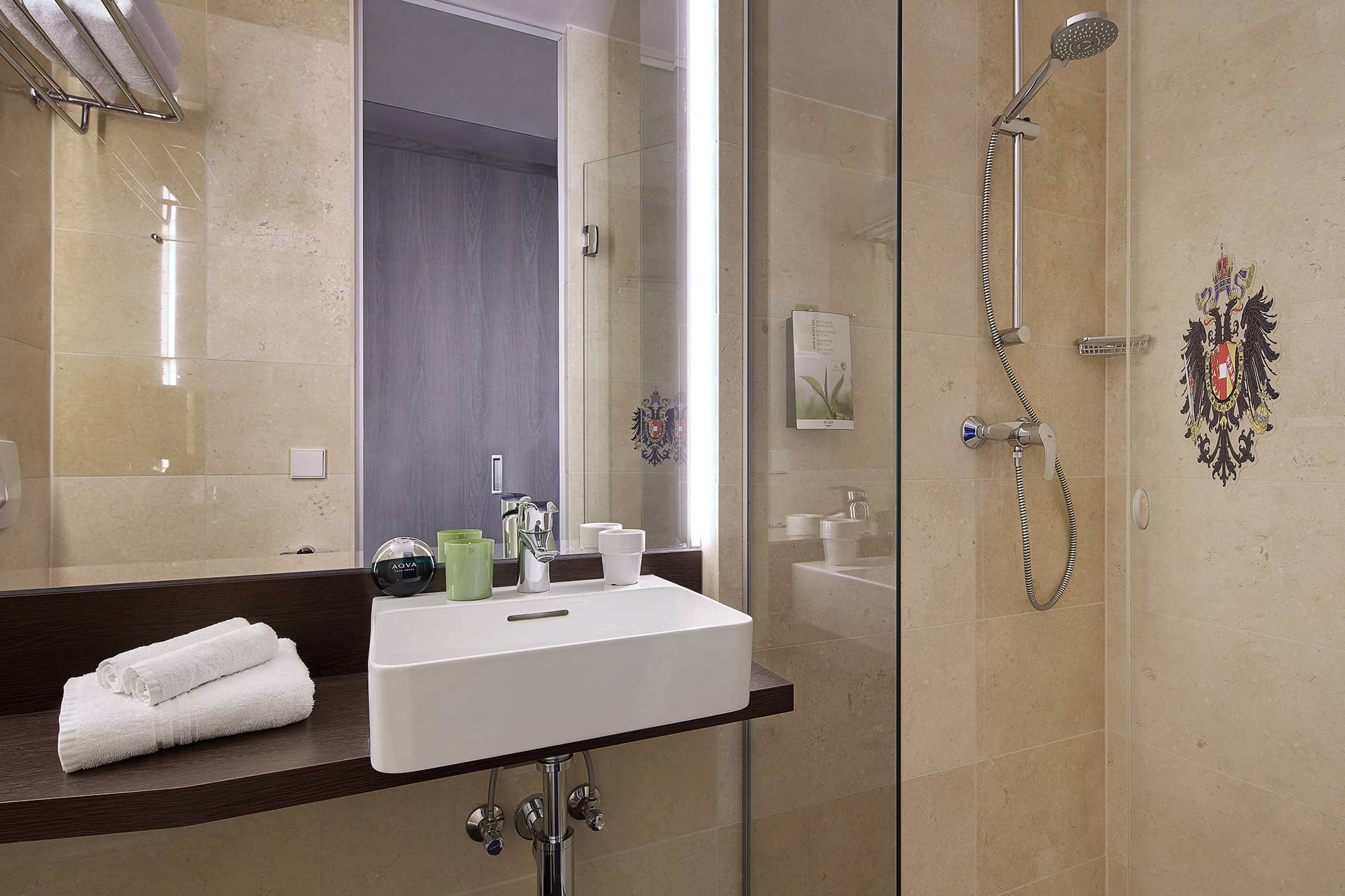 Living Hotel Kaiser Franz Joseph Superior Maisonette Badezimmer Badezimmer im Tagungshotel