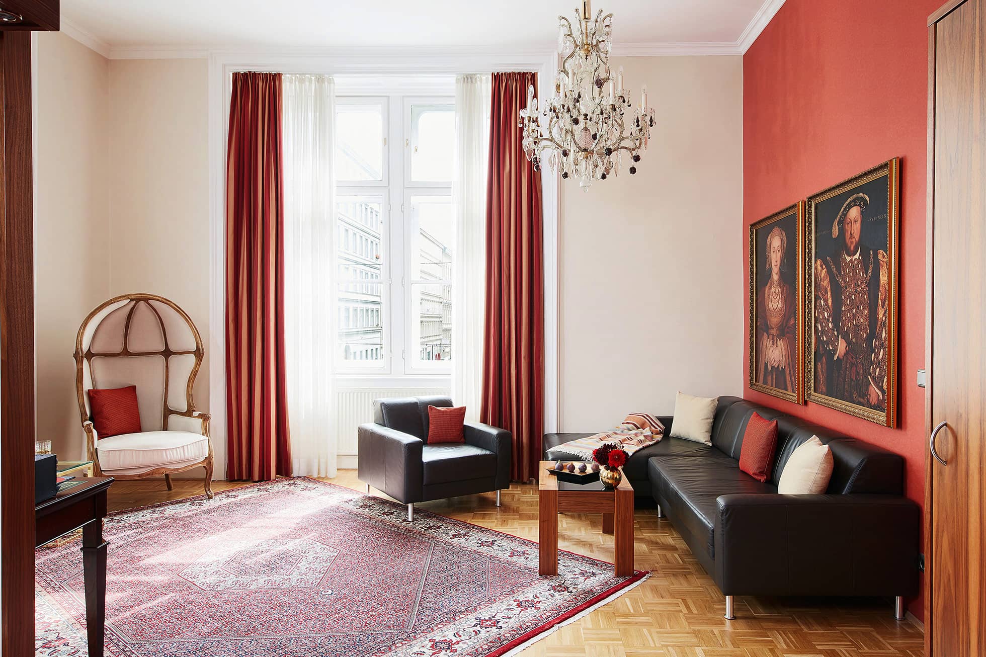 Living Hotel an der Oper Executive Familie Wohnraum Wohnraum im Hotelapartment