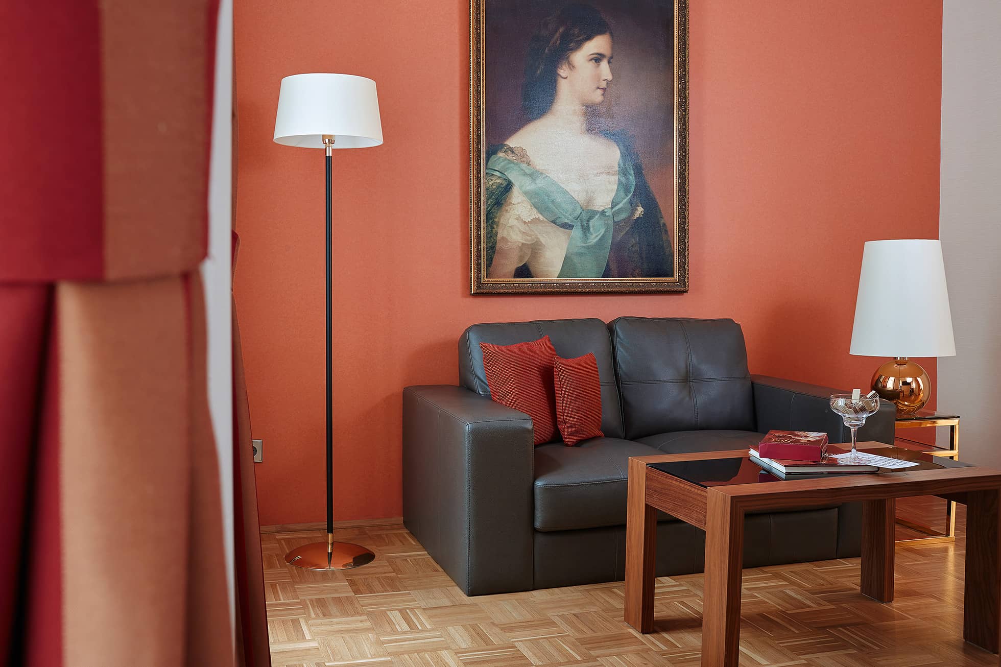 Living Hotel an der Oper Superior Wohnbereich Wohnbereich im Doppelzimmer