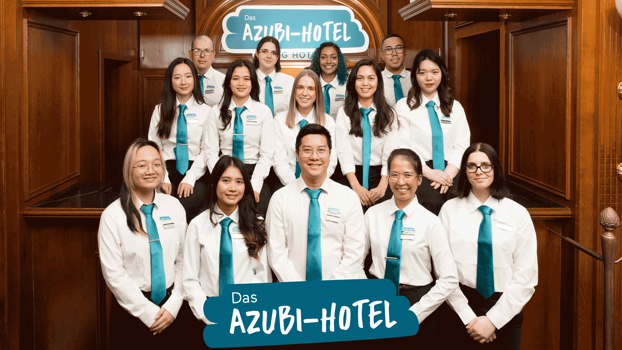 Azubi Hotel 2025 Azubis lächeln in die Kamera