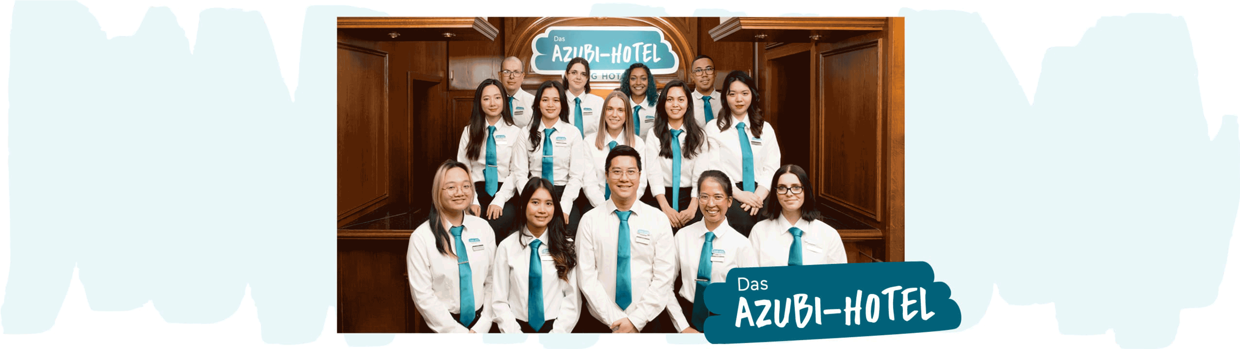 Azubi Hotel 2025 Azubis lächeln in die Kamera